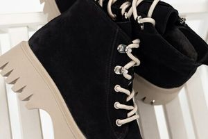 фото  Трендові матеріали в жіночому зимовому взутті: від текстилю до шкіри