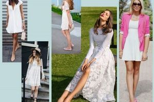 фото  Балетки з сукнею: топ-25 стильних образів