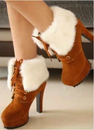 модная женская зимняя обувь - ботинки