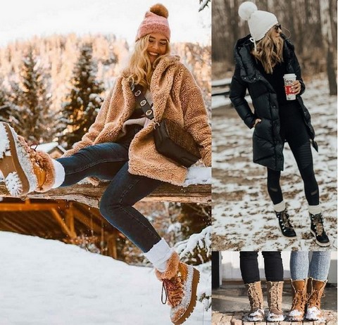 Зимние ботинки женские Фото